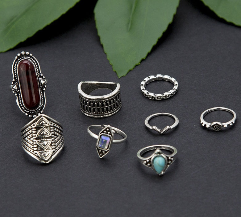 Vampires and Silver Ring Set